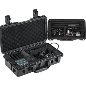 Waterproof Hard Case Compatible with Insta360 X4 Action Camera and Accessories, Travel Carrying Case for Selfie Sticks, Batteries, Charger, Dive Case or Clamp