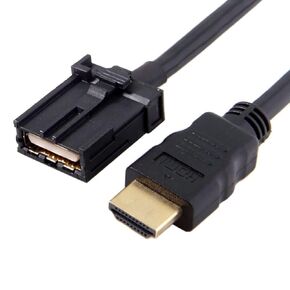 تشينيانغ عالي السرعة HDMI 1.4 نوع E ذكر لكتابة أنثى فيديو صوت كابل 0.3 متر نظام اتصال السيارات الصف موصل