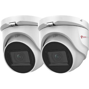 Anpviz 2 حزمة كاميرا CCTV تناظرية 5 ميجابكسل 4 في 1 (TVI/AHD/CVI/CVBS) كاميرا TVI برجية، كاميرا أمان على شكل قبة مع رؤية ليلية 100 قدم، غطاء معدني IP67، متوافق مع أجهزة DVR أخرى بدقة 5 ميجابكسل وما فوق in Kuwait