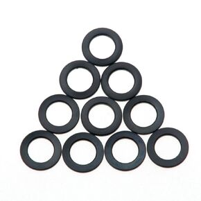 Titanium Ti M6 Flat Washers Brake Stem Bottle Cage Screws Pack of 10 (Gold)