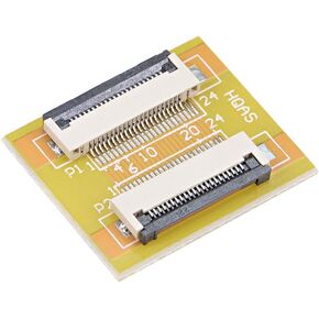 uxcell 0.5mm Pitch 22 Pin to 22 Pin Extension Connector Aapter for FFC FPC Cable Extend Zip HDD