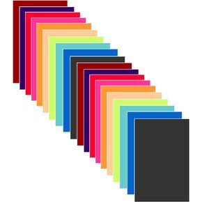 20 Packs Lighting Gels Sheets,Colored Film 10 Colors Transparent Plastic Sheets,Light Gels for Photography Video Led Flashlight Strobe Lamp (11.7x8.3inch)