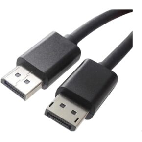 كابل MLEEDA DisplayPort 1.4، 8K@30 هرتز، 4K@120 هرتز، 32.4 جيجابت في الثانية عالي السرعة، HDR ديناميكي وثلاثي الأبعاد، لشاشة الألعاب، التلفزيون، الكمبيوتر الشخصي، الكمبيوتر المحمول، مفتاح KVM (202DP/202DPA/DP201/DP202، 4.92 فهرنهايت، 2 حزمة in Kuwait