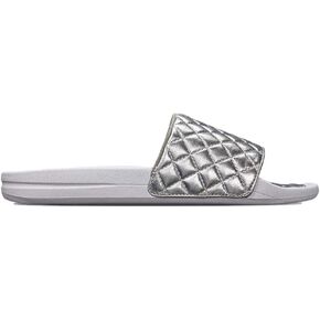 APL: Athletic Propulsion Labs Women's Lusso Slide, Chrome/White, 7