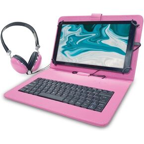 تابلت كور انوفيشنز 10 بوصة رباعي النواة مع سماعات الرأس ولوحة المفاتيح فوليو 16 جيجابايت، أندرويد 10، ذاكرة رام 1 جيجابايت in Kuwait