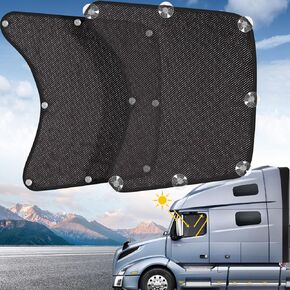 مظلة شمسية للنافذة الجانبية لشبه شاحنة تناسب مخصصًا لشاحنة Freightliner فولفو Vnl International Trucks Rv ملحقات نصف شاحنة، حماية داخلية من الأشعة فوق البنفسجية، ملحقات شبه شاحنة، ظل نافذة الشاحنة الداخلية in Kuwait