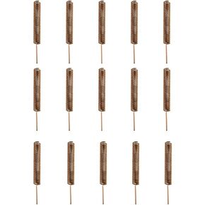 29mm Lenght Coil Spring Antenna Provide Bigger Bending Angle Proper Solid Hollow Inside Easy Pass Shock Absorption Data Transmission 315 MHz Helical Bronze 10 Pieces for Whip LED Light Flags