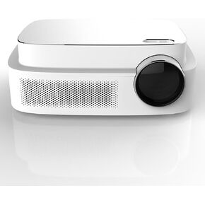 Projector, 240 ANSI Brightness, 1080P Supported Portable LED Video Beam, Compatible w/HDMI, USB, TV Stick for Multimedia Movie Games Black