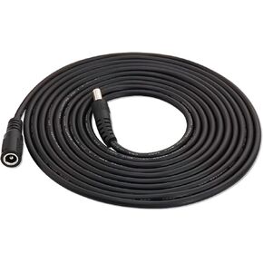 Starlink mini Extension power cable, 10Ft Female to Male DC 5.5mm x 2.1mm Extension Power Jack Adapter Barrel Plug Cable, 20AWG DC Cable for Starlink mini, CCTV Security Camera, for 9~36V Application