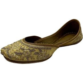 Stop n Style Traditional Handmade Shoes for Women Ballets Mojari Shoes Punjabi Juttis Juti Flat Shoes