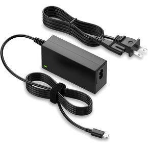 Powseed 65W USB C Laptop Charger Replacement 45W Chromebook Charger for Lenovo Thinkpad HP Envy X360 Dell Inspiron Acer Asus Samsung Google Chrome Huawei Type C Computer Charger