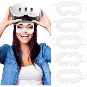 غطاء وجه TamBee VR لـ Oculus Quest 2 قناع الوجه القابل للتصرف للحماية من العرق قناع العين VR للتمرينات المتوافقة مع Meta Quest 3 المتوافق مع وسادة الوجه Apple Vision Pro (30 قطعة) in Kuwait