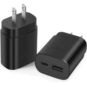 Super Fast Charger Type C, 25W Type C Charger Block & 6FT Android Phone Charger Cable for Samsung Galaxy S22, S22 Plus, S20 / S21 Ultra Plus, Note 20 / Note 10 Plus, Pixel 6 Pro, USB C Wall Charger