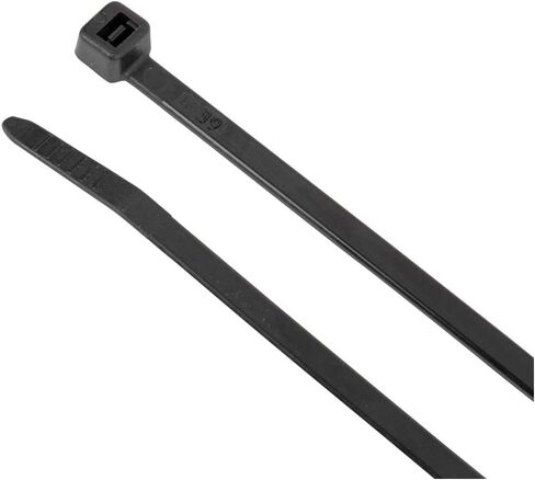 ربطات كابل 450-200 من Klein Tools، قوة شد 50 رطل، أربطة بسحاب من النايلون عالي التحمل، للاستخدام الداخلي/الخارجي، 7.75 بوصة، أسود، 100 قطعة in Saudi Arabia