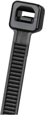 ربطات كابل 450-200 من Klein Tools، قوة شد 50 رطل، أربطة بسحاب من النايلون عالي التحمل، للاستخدام الداخلي/الخارجي، 7.75 بوصة، أسود، 100 قطعة in Saudi Arabia