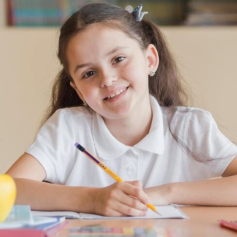 ECOTREE Pencils #2 Wood-Cased HB Pencils, Pre-sharpened Number 2 Pencils for Office School Supplies, Yellow, 12 Count in Kuwait