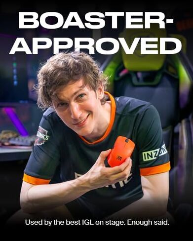 Fnatic x Lamzu Thorn Wireless Pro Gaming Mouse 4K Special Edition, Pixart 3395 Sensor, Epically Light 52g, 80h Battery Life, Optical Switches, Windows & Mac Compatible in Saudi Arabia