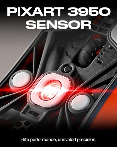 Fnatic x Lamzu Thorn Wireless Pro Gaming Mouse 4K Special Edition, Pixart 3395 Sensor, Epically Light 52g, 80h Battery Life, Optical Switches, Windows & Mac Compatible in Saudi Arabia