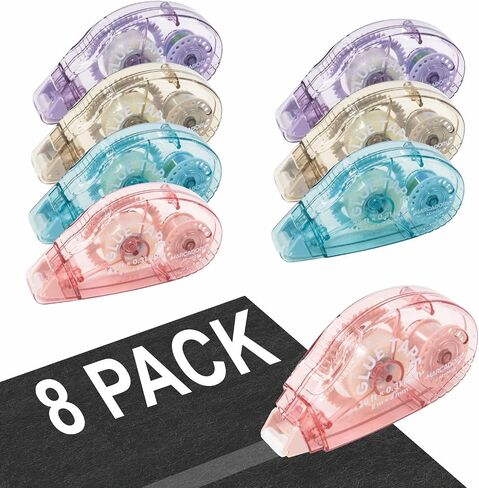 Glue Tape for Scrapbooking, Pack of 4 Scrapbook Tape, Double Sided Tape Roller for Crafts, 26 Ft x 0.31 in Tape Runner, Craft Supplies for Scrapbooking, Gift Wrapping and Photo Tape. in Saudi Arabia