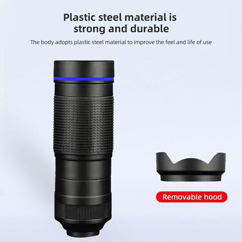 Andoer 36X Phone Telephoto Lens Kit with Mini Tripod Phone Clip Phone Holder Lens Bag Cleaning Cloth for Hiking Camping Wildlife Observation Moon Sports Game Concert Watching, Gold in Saudi Arabia