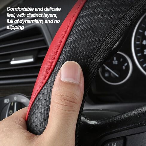 New Diamond Leather Steering Wheel Cover with Bling Bling Crystal Rhinestones, Universal Fit 15 Inch Car Wheel Protector in Saudi Arabia