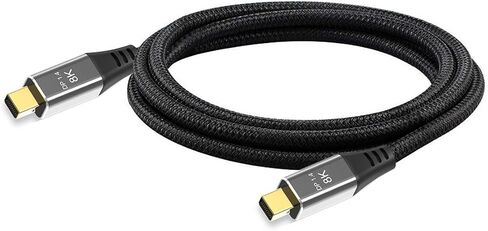 كابل Cablecc Mini DisplayPort 1.4 8K 60hz فائق الدقة UHD 4K 144hz Mini DP إلى MiniDP كابل 7680*4320 للفيديو والكمبيوتر المحمول والتلفزيون in Saudi Arabia