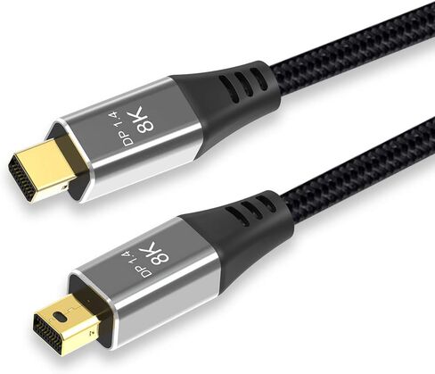 كابل Cablecc Mini DisplayPort 1.4 8K 60hz فائق الدقة UHD 4K 144hz Mini DP إلى MiniDP كابل 7680*4320 للفيديو والكمبيوتر المحمول والتلفزيون in Saudi Arabia