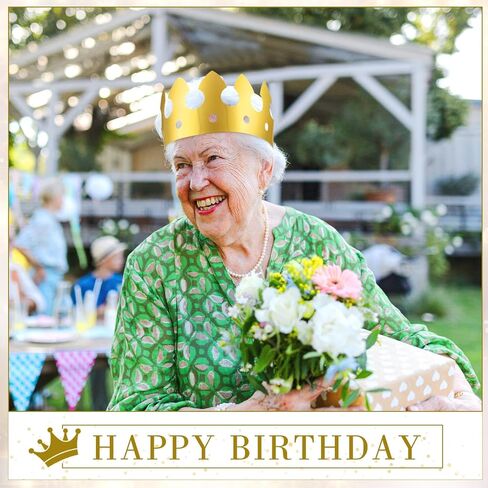 100 قطعة من التيجان الورقية الذهبية لأعياد الميلاد والعام الجديد وتاج الحفلات وقبعات ورقية كبيرة لوازم الاحتفال للأطفال البالغين (النمط الكلاسيكي) in Kuwait