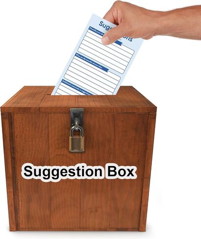 400 Sheets Suggestion Cards Comment Cards Suggestion Slips Complaint Cards for Suggestion Box with Lock Feedback Box Cards Continuous Improvement Cards for Customer Complaints, Business Employees in Kuwait