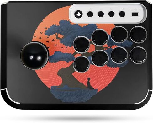 غلاف ألعاب متوافق مع Hori Fighting Stick Mini (PS5، PS4، PC) - التأمل - غطاء لاصق واقٍ من الفينيل 3M ممتاز - سهل الاستخدام | صُنع في الولايات المتحدة الأمريكية بواسطة MightySkins in Saudi Arabia