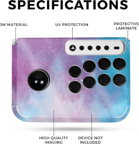 غلاف ألعاب متوافق مع Hori Fighting Stick Mini (PS5، PS4، PC) - التأمل - غطاء لاصق واقٍ من الفينيل 3M ممتاز - سهل الاستخدام | صُنع في الولايات المتحدة الأمريكية بواسطة MightySkins in Saudi Arabia