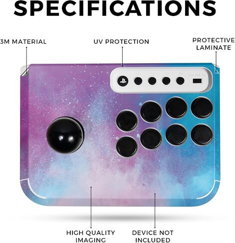 غلاف ألعاب متوافق مع Hori Fighting Stick Mini (PS5، PS4، PC) - التأمل - غطاء لاصق واقٍ من الفينيل 3M ممتاز - سهل الاستخدام | صُنع في الولايات المتحدة الأمريكية بواسطة MightySkins in Saudi Arabia