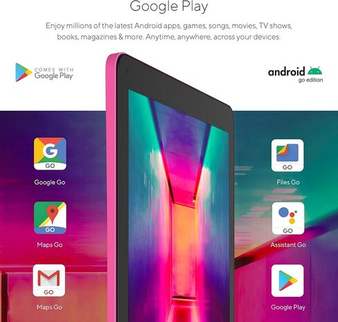 تابلت كور انوفيشنز 10 بوصة رباعي النواة مع سماعات الرأس ولوحة المفاتيح فوليو 16 جيجابايت، أندرويد 10، ذاكرة رام 1 جيجابايت in Kuwait