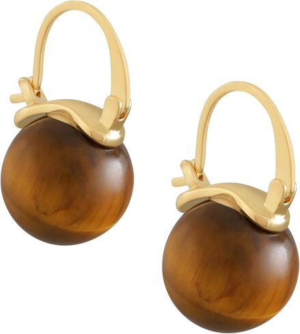 Sacina Boho Hippie Tiger Eye Crystal Hoop Earrings, Teardrop Earrings, Brown Earrings, Boho Earrings, Summer Earrings, Christmas Jewelry Gift For Women in Saudi Arabia