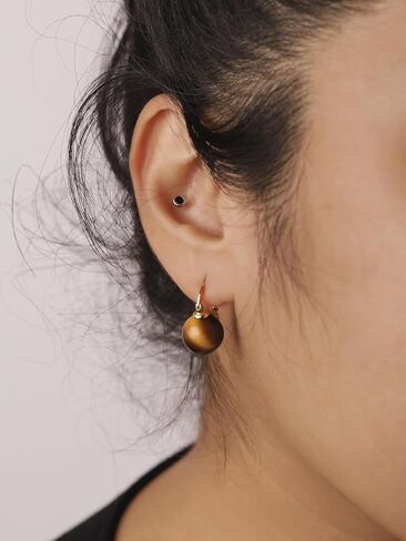 Sacina Boho Hippie Tiger Eye Crystal Hoop Earrings, Teardrop Earrings, Brown Earrings, Boho Earrings, Summer Earrings, Christmas Jewelry Gift For Women in Saudi Arabia