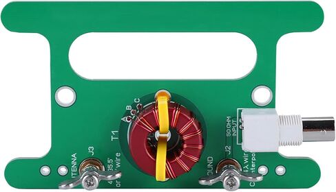 DAUERHAFT UNUNTENNA BALUN 9:1، UNUNTENNA BALUNc يمكن ارتداؤها باللون الأخضر وصغير الحجم ومحمول للفناء الخلفي in Saudi Arabia