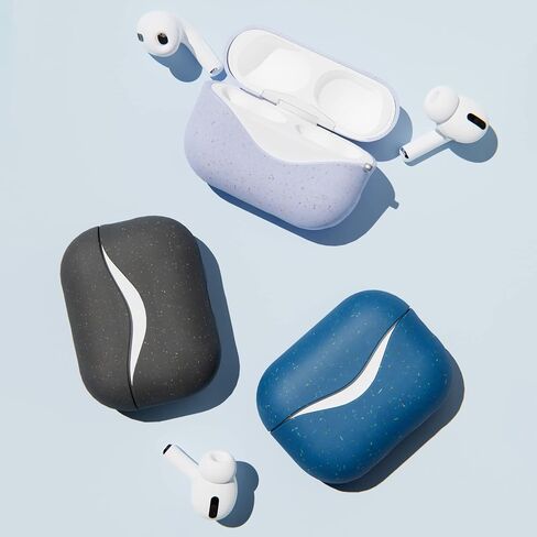 Pela - AirPods Pro (2nd Generation) Case, Green - Plant-Based AirPods Pro 2 Case for Backpack, Purse, Luggage in Saudi Arabia