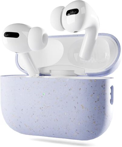 Pela - AirPods Pro (2nd Generation) Case, Green - Plant-Based AirPods Pro 2 Case for Backpack, Purse, Luggage in Saudi Arabia