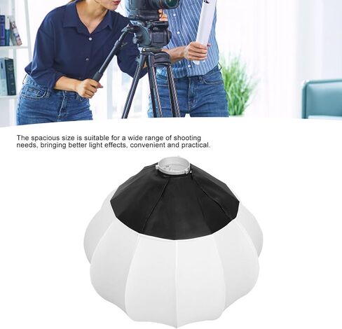 65cm Lantern Softbox Soft Light Modifier, 25.6in Photography Video Light Modifier for Live Broadcasting, Video Recording, for Bowens Interface in Saudi Arabia