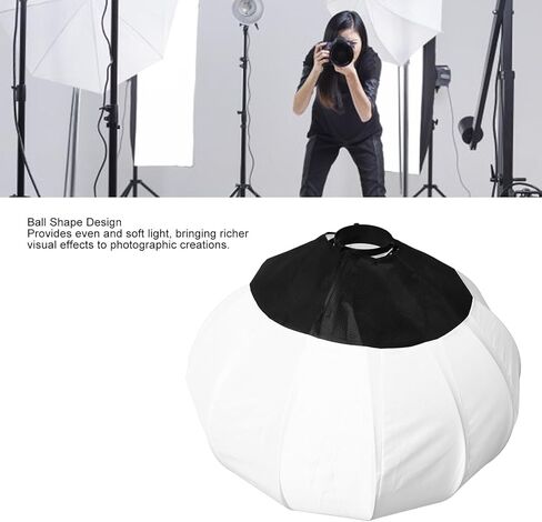 65cm Lantern Softbox Soft Light Modifier, 25.6in Photography Video Light Modifier for Live Broadcasting, Video Recording, for Bowens Interface in Saudi Arabia