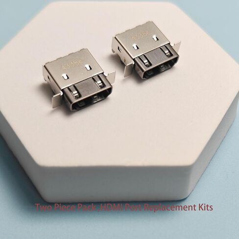(2pcs Pack) Series x HDMI Replacement Parts,HDMI Display Port Jack Socket Connector Replacement Parts for Xbox Series x M1087810 [not fit for series S Version] in Saudi Arabia