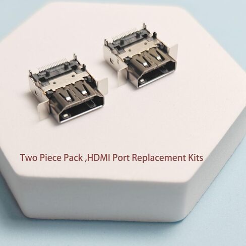 (2pcs Pack) Series x HDMI Replacement Parts,HDMI Display Port Jack Socket Connector Replacement Parts for Xbox Series x M1087810 [not fit for series S Version] in Saudi Arabia