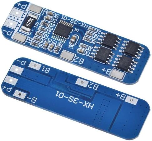 10 Pcs 1S 3.7V 3A Lithium Battery Protection Board BMS PCB Protection Board 18650 Charger Module for Li-ion Lithium Battery with Nickel Strip in Kuwait