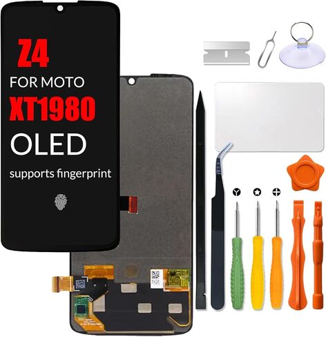 استبدال لشاشة Motorola Moto Z4 LCD AMOLED لـ Moto XT1980 XT1980-3 XT1980-4 شاشة LCD تعمل باللمس مجموعة رقمية مع طقم إصلاح (AMOLED، يدعم بصمة الإصبع) in Saudi Arabia
