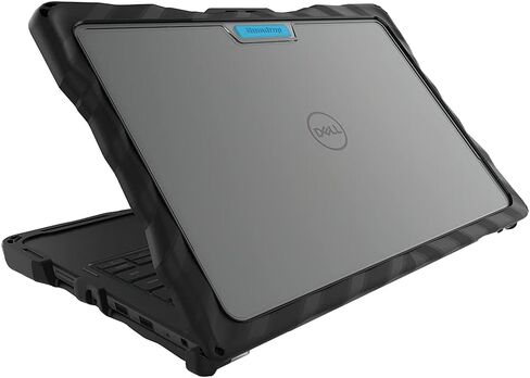 حافظة Gumdrop DropTech تناسب Dell Latitude 3120 | 3140 (صدفي). مصمم للطلاب والمعلمين والفصول الدراسية من مرحلة الروضة حتى الصف الثاني عشر - مصدات قوية تم اختبارها عند السقوط ومضادة للصدمات لحماية موثوقة للجهاز - أسود in Saudi Arabia
