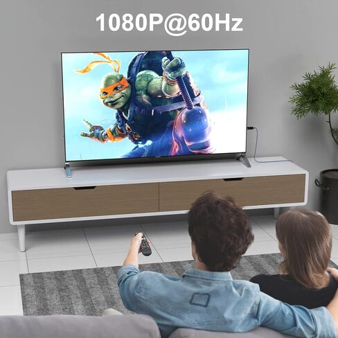 موسع PWAYTEK HDMI، ينقل إشارات الصوت والفيديو بدون فقدان حتى 165 قدمًا مع كابل إيثرنت 1080P Cat5e/6. in Kuwait