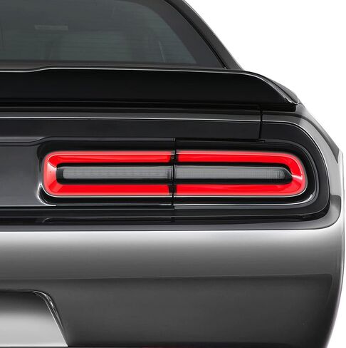 SlickMod PreCut Vinyl Smoke Tint for 2015-2022 Dodge Challenger Taillight (1. Taillight, 20% Dark Smoke) in Saudi Arabia