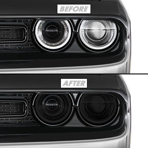 SlickMod PreCut Vinyl Smoke Tint for 2015-2022 Dodge Challenger Taillight (1. Taillight, 20% Dark Smoke) in Saudi Arabia