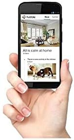 FOCUS WiFi Video Camera, Wireless, Remote Pan, Tilt & Zoom - Home Security Surveillance with Sound, Motion Detection & Temperature Notifications, Two-Way Talk Remote HD Video with Night Vision (Black) in Saudi Arabia
