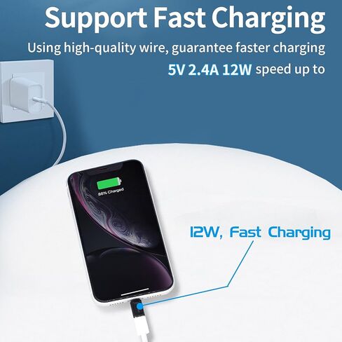 2 حزمة، محول شحن Meenova USB C أنثى إلى iOS 15 ذكر، 2.4A12W لهاتف iPhone 13 Mini، Pro Max، 12، 11، Xs، بيانات المزامنة، متوافق مع كابل eMarker PD Type-C، حافظة مطاطية مضادة للفقد متصلة بالسلك in Kuwait